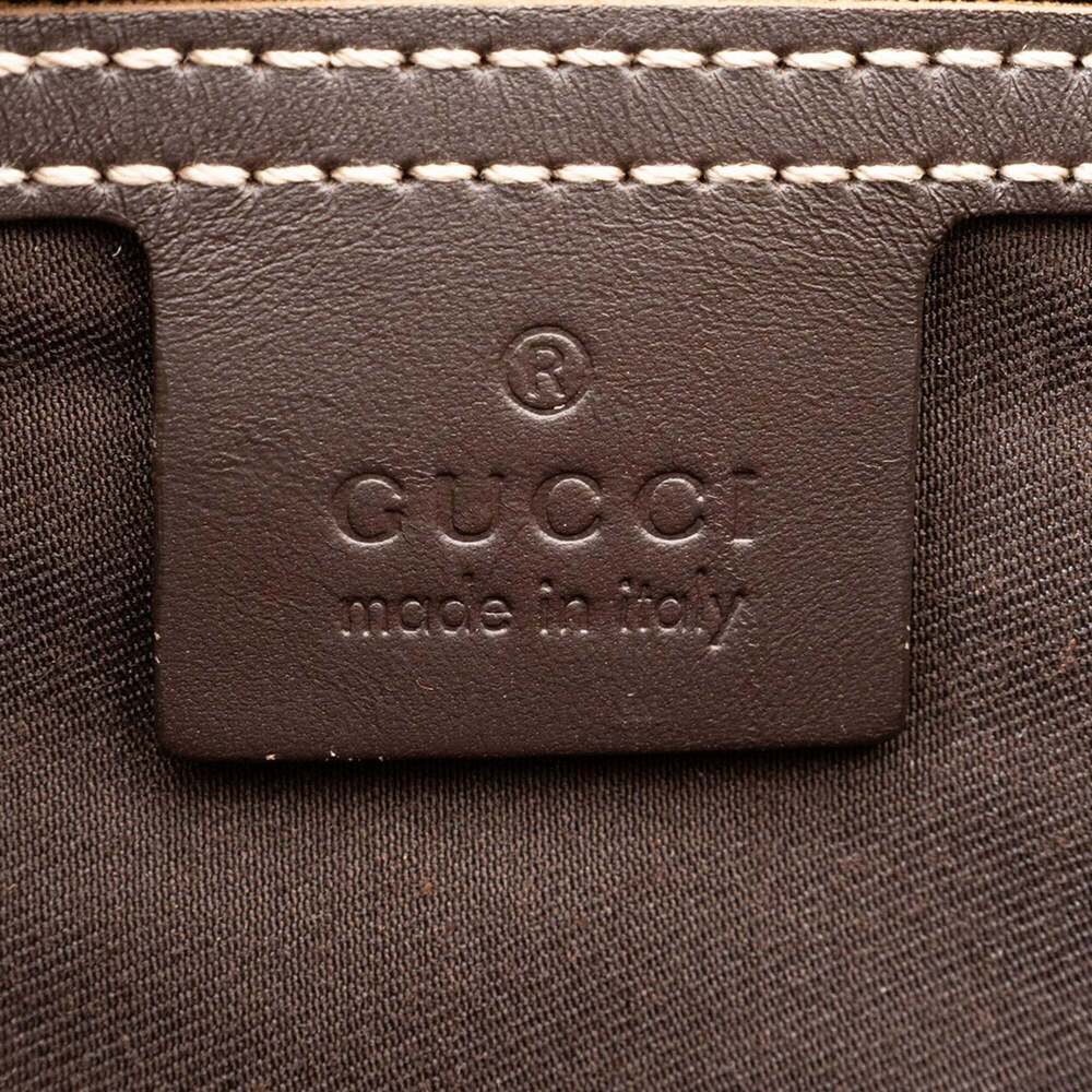 Gucci GG Supreme Shoulder Bag 201446 Beige Crossbody with A4 Storage - Picture 12 of 16